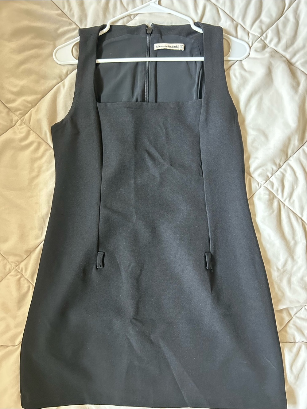 Abercrombie & Fitch Black Back-Zip Top